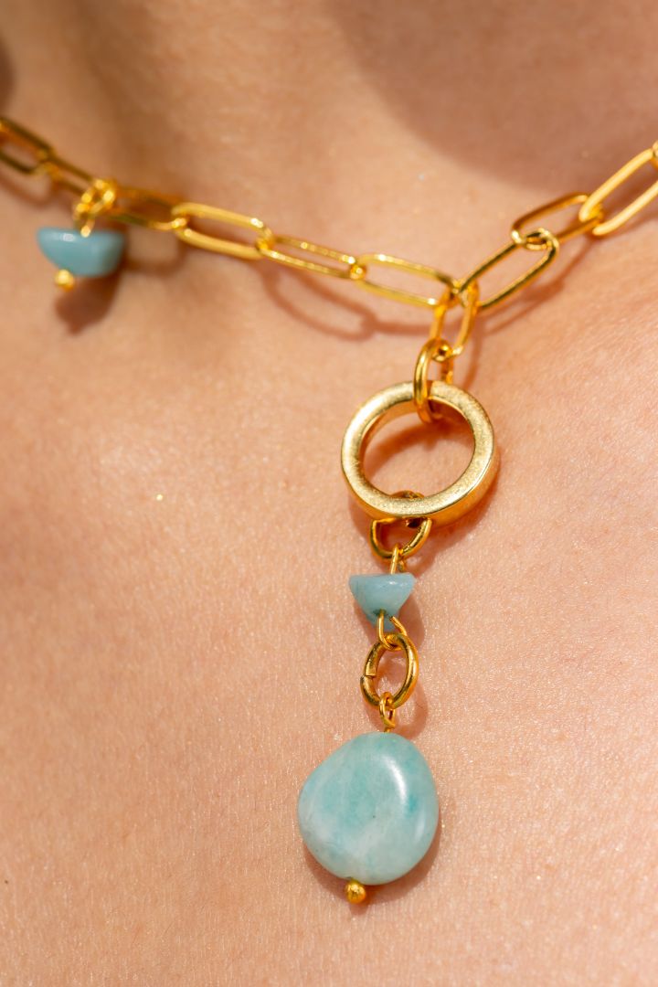 Lina Aquamarine Necklace