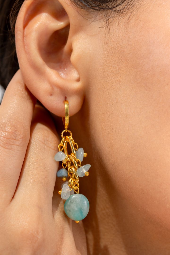 Lina Aquamarine Earrings